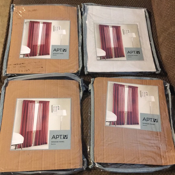 COPY - Apt 9 window panels davina lot of 4 - Picture 3 of 5